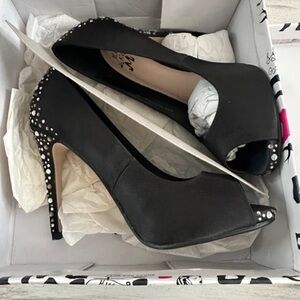 Miss KG Elegant Black Studded Heels